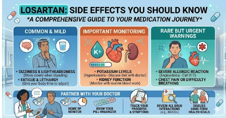 Losartan side effects you should know