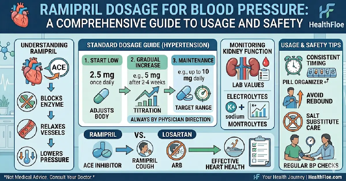 Ramipril Dosage for Blood Pressure